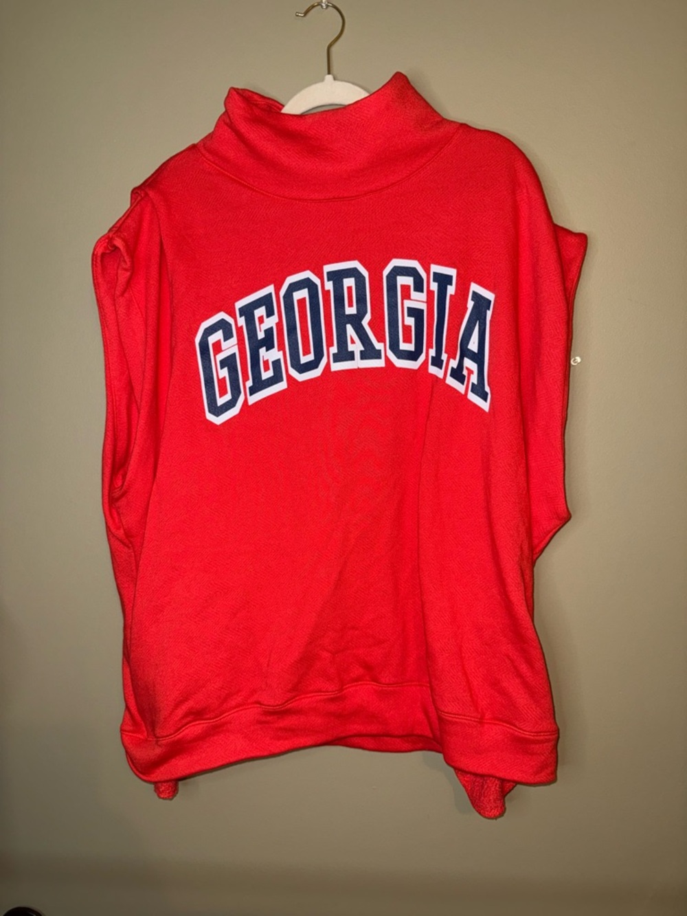 Bucket List GEORGIA Print Oversized Sleeveless Top Women’s Medium